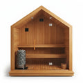 Outdoor Sauna Cabin Built for Year-Round Wellness, Cedar Construction, Infrared Heating, Weather-Resistant
