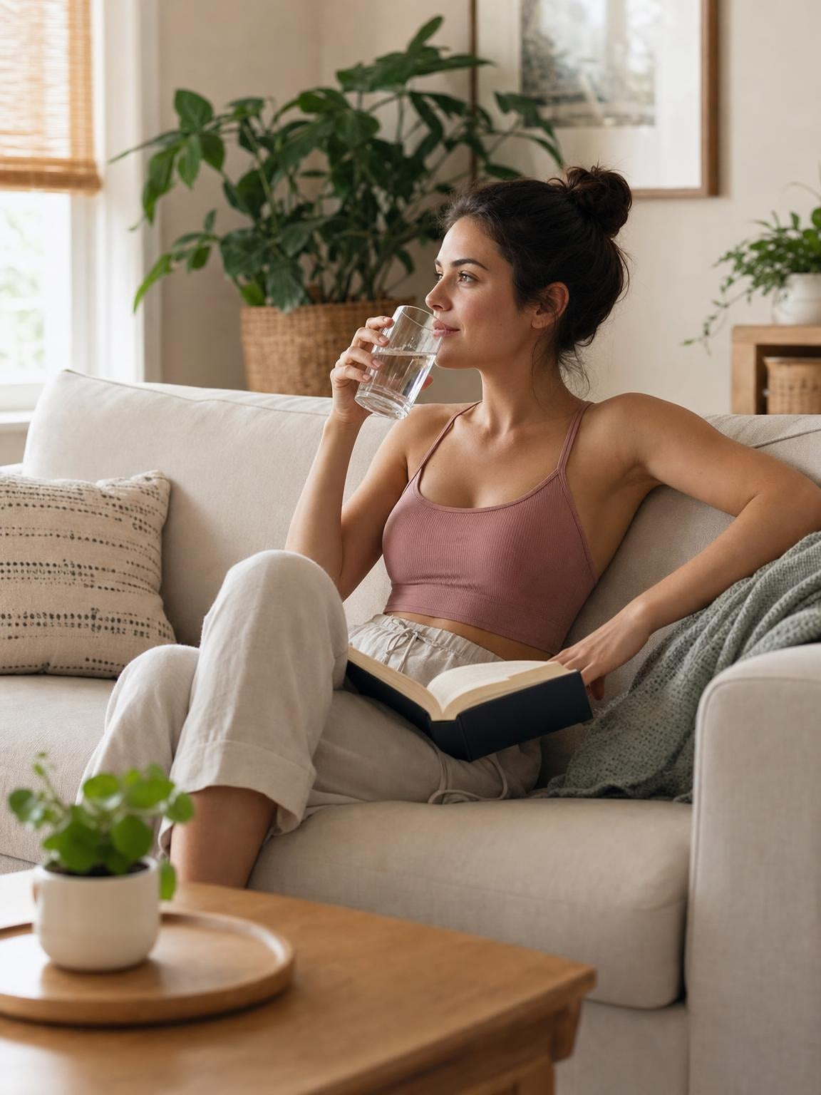 result lifestyle visual for The enclosed chair setup supports an easy pause